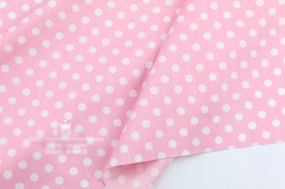 Polka dot print 100% cotton fabric sold by the meter, DIY patchwork, quilt fabric, bedding, bed sheets, pillow decoration