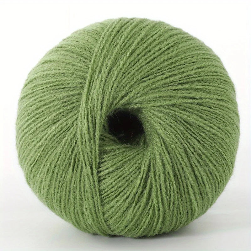 50g/pc Merino Wool Yarn for Knitting Luxury Warm Soft Light weight Crochet Yarn Fur Medium Fine Handwoven For Hand  Knit 340m/pc