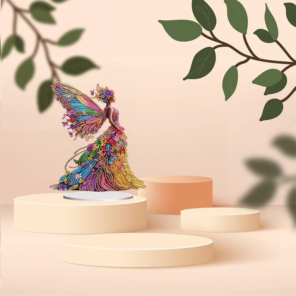 Animal Special Shape Diamond Painting Tabletop Ornaments Kit 5D DIY Diamond Art Tabletop Decorations Bedroom Table Decoration