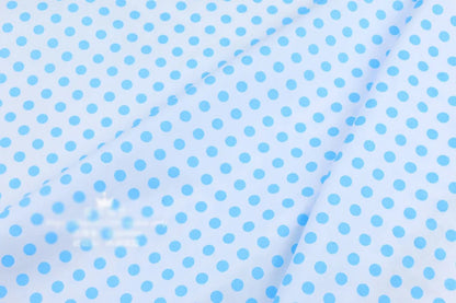 Polka dot print 100% cotton fabric sold by the meter, DIY patchwork, quilt fabric, bedding, bed sheets, pillow decoration