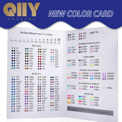 QIIY SS6-SS20 1440Pcs Top Glass Crystal Hotfix Rhinestones Flatback Glitter Stones