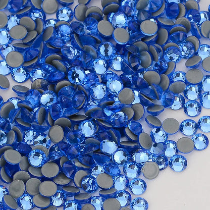 QIIY SS6-SS20 1440Pcs Top Glass Crystal Hotfix Rhinestones Flatback Glitter Stones