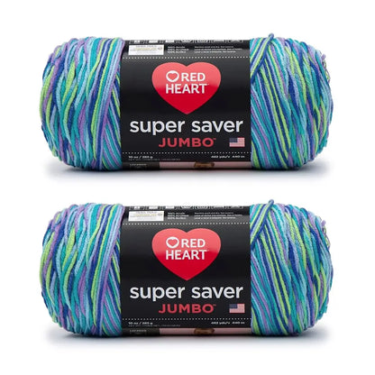 Super Saver Jumbo Icelandic Yarn - 2 Pack of 283g/10oz - Acrylic - 4 Medium (Worsted) - 482 Yards - Knitting/Crochet