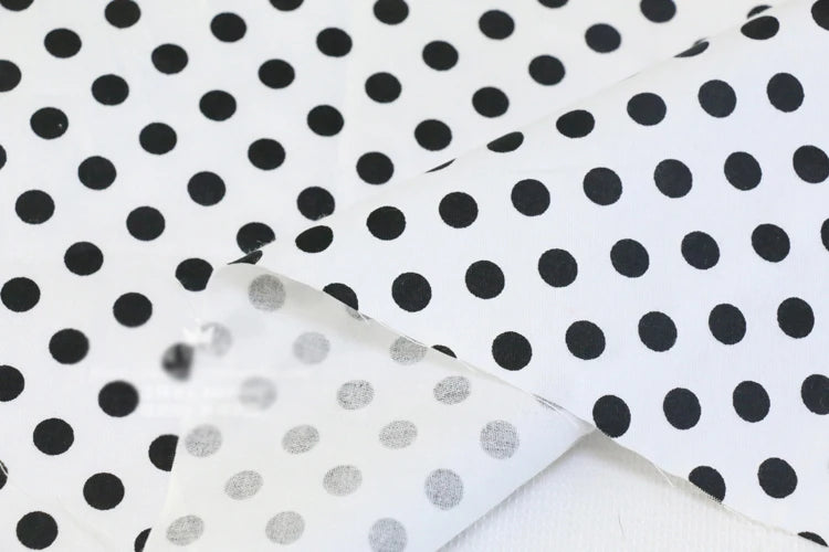Polka dot print 100% cotton fabric sold by the meter, DIY patchwork, quilt fabric, bedding, bed sheets, pillow decoration