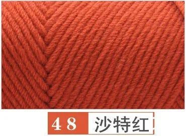 100g Pure Colour Lover Yarn Soft Milk Cotton Yarn Woolen Yarn 8 ply Thread for Knitting Scarf Wool Handmade DIY Scarves Gift