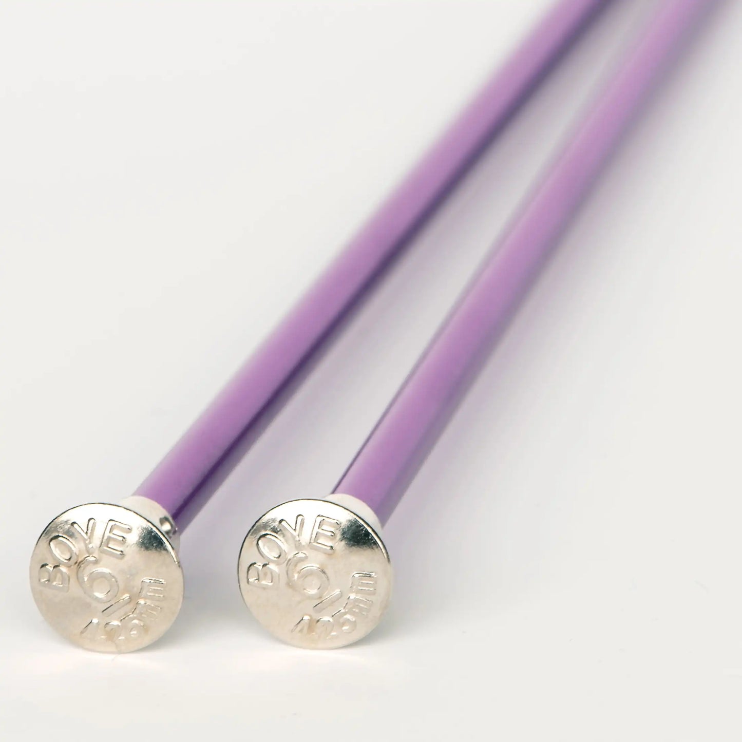 Anodized Aluminum Knitting Needles, 10 inch, US Sizes 6,7,8