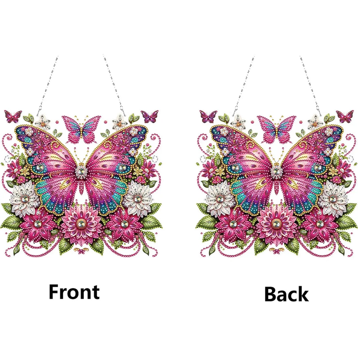 Easter Egg Light 5D DIY Diamond Painting Dots Pendant Rhinestone Diamond Art Pendants DIY Diamond Art Pendant Kit for Art Crafts