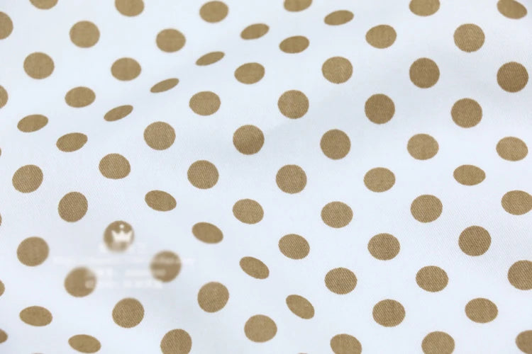Polka dot print 100% cotton fabric sold by the meter, DIY patchwork, quilt fabric, bedding, bed sheets, pillow decoration