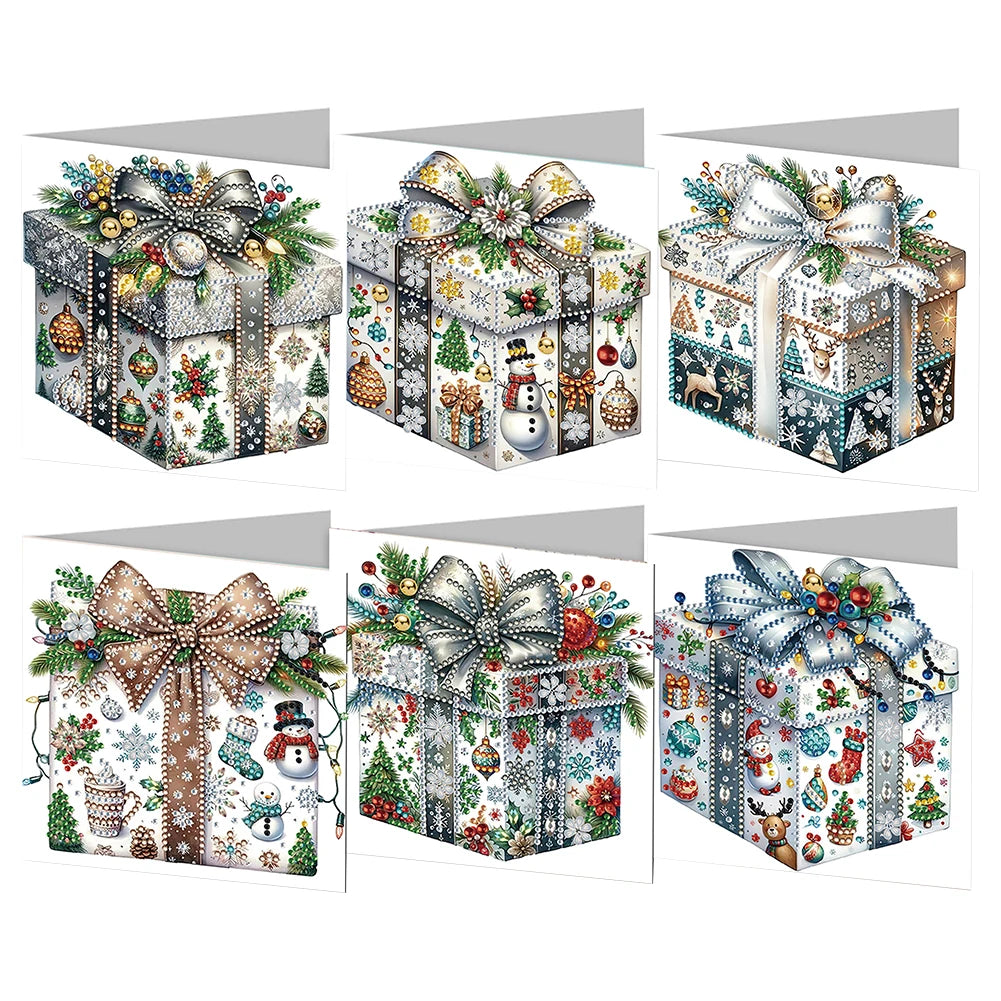 6/12pc DIY Diamond Painting Kits Greeting Card